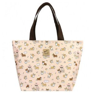 Waterproof Corgi Large Travel Tote Shoulder Bag